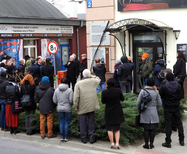odsloniecie tablicy lublin